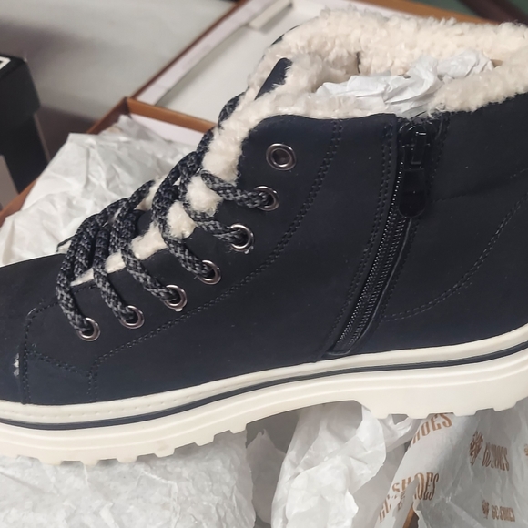 Gc sneaker boots lace n zipper closure sheep lined waterproof suede xgrip bottom - Picture 4 of 7